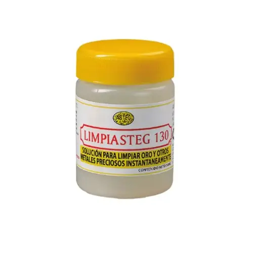 [63.77] Solución Para Limpiar Oro, Limpiasteg® Frasco Chico De 50 ml