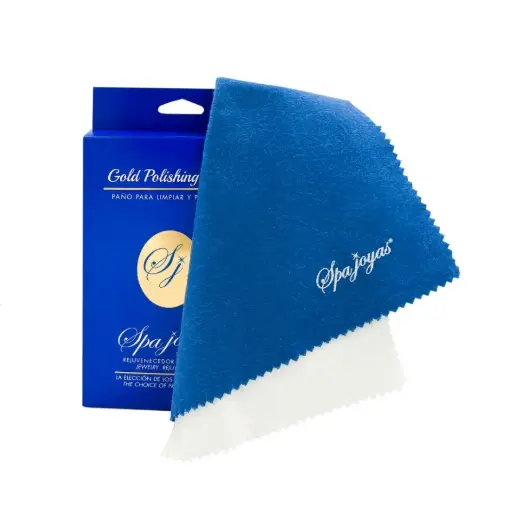 [82.40] Paño Para Limpiar Y Pulir Joyería De Oro Spa Joyas® Grande