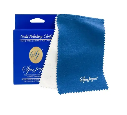 [82.42] Paño Para Limpiar Y Pulir Joyería De Oro Spa Joyas® Chico