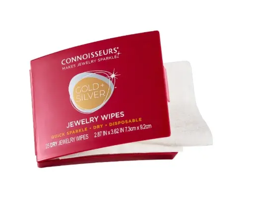 [82.17] Toallitas Desechables Para Limpiar Joyería De Oro Y Plata Connoisseurs®